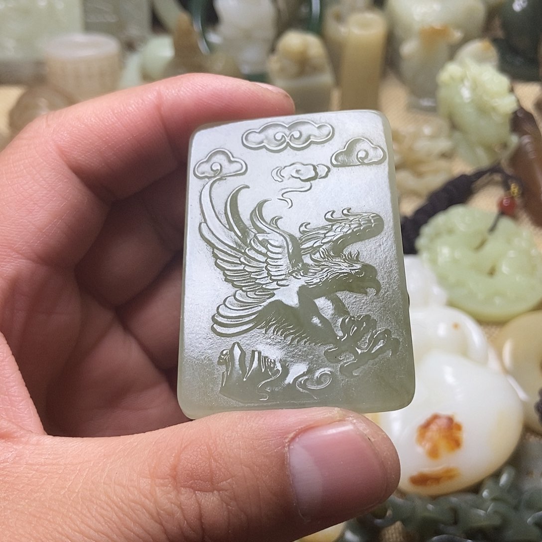 和田玉挂件未镶嵌煌