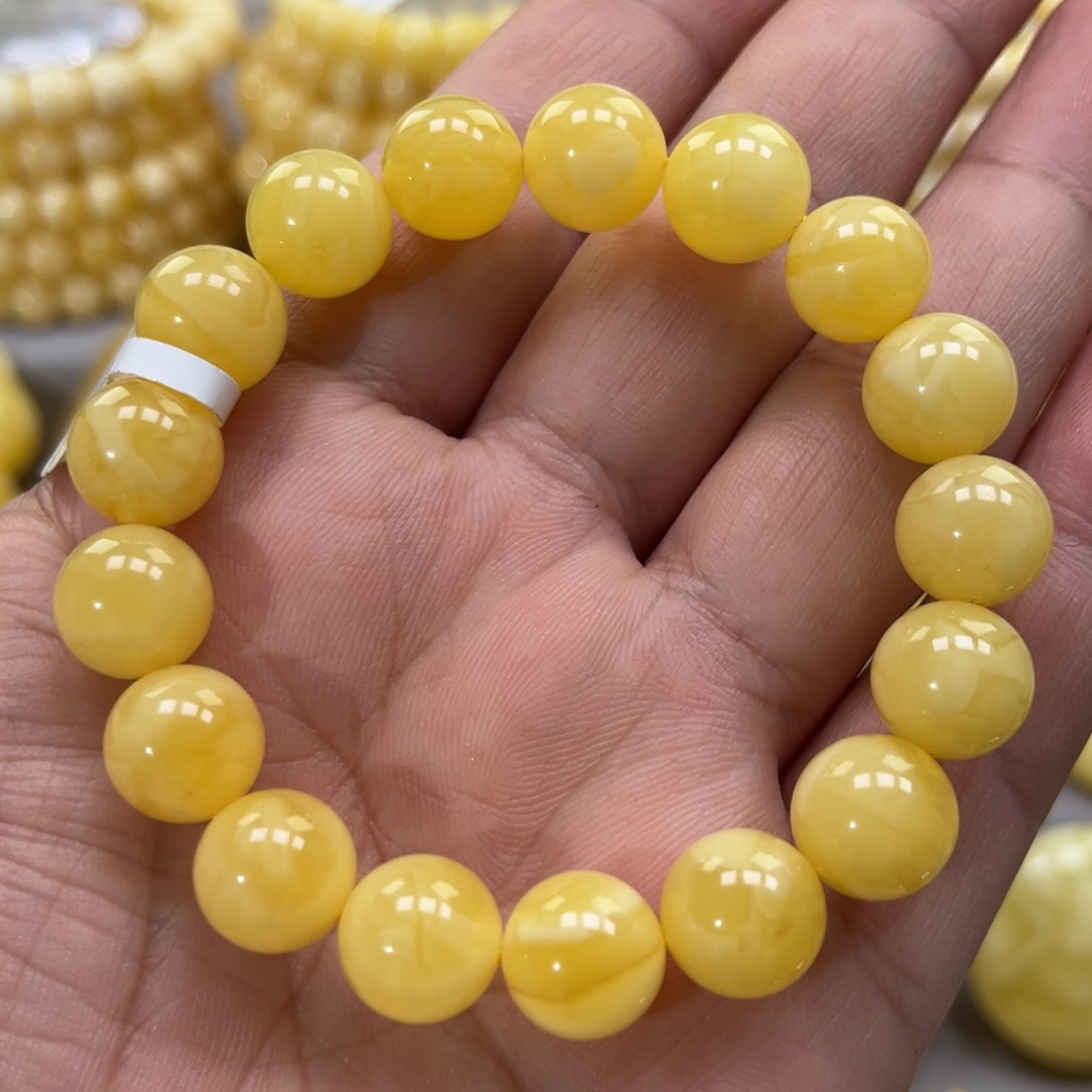 琥珀手链未镶嵌手串