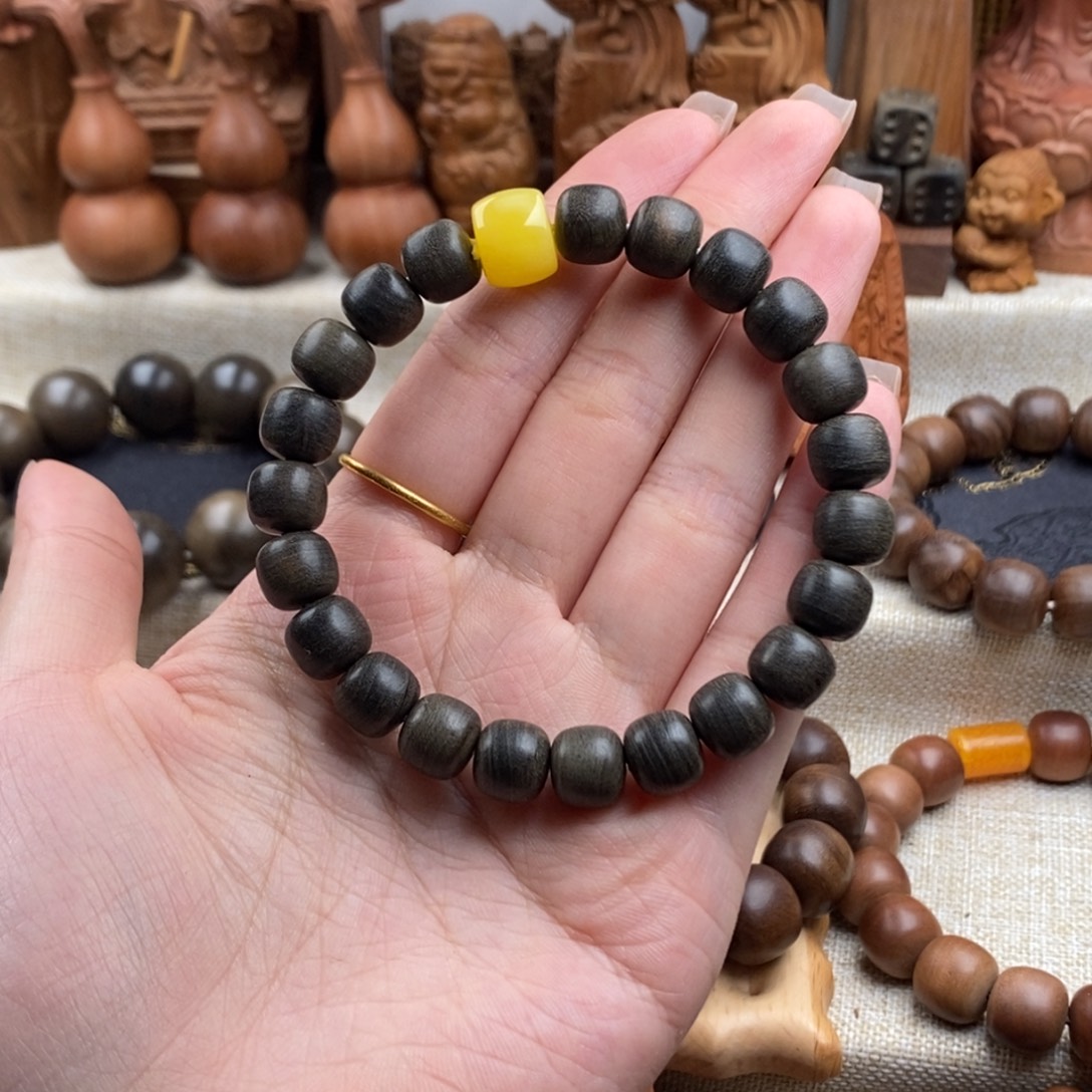 手串/手链檀香木迈索尔，老山檀香，阴沉9.10
