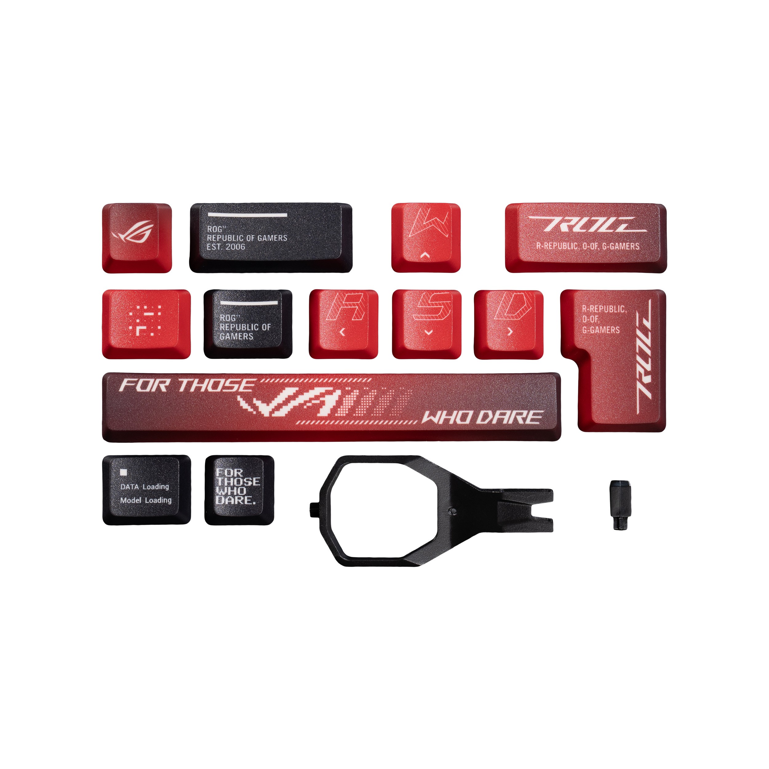 ROG热升华PBT增补键帽 夜魔 游侠2NX NX轴增补键帽