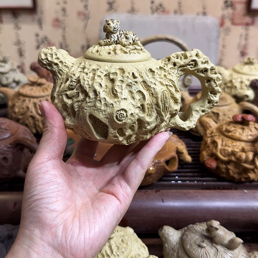 紫砂茶壶本绿供春