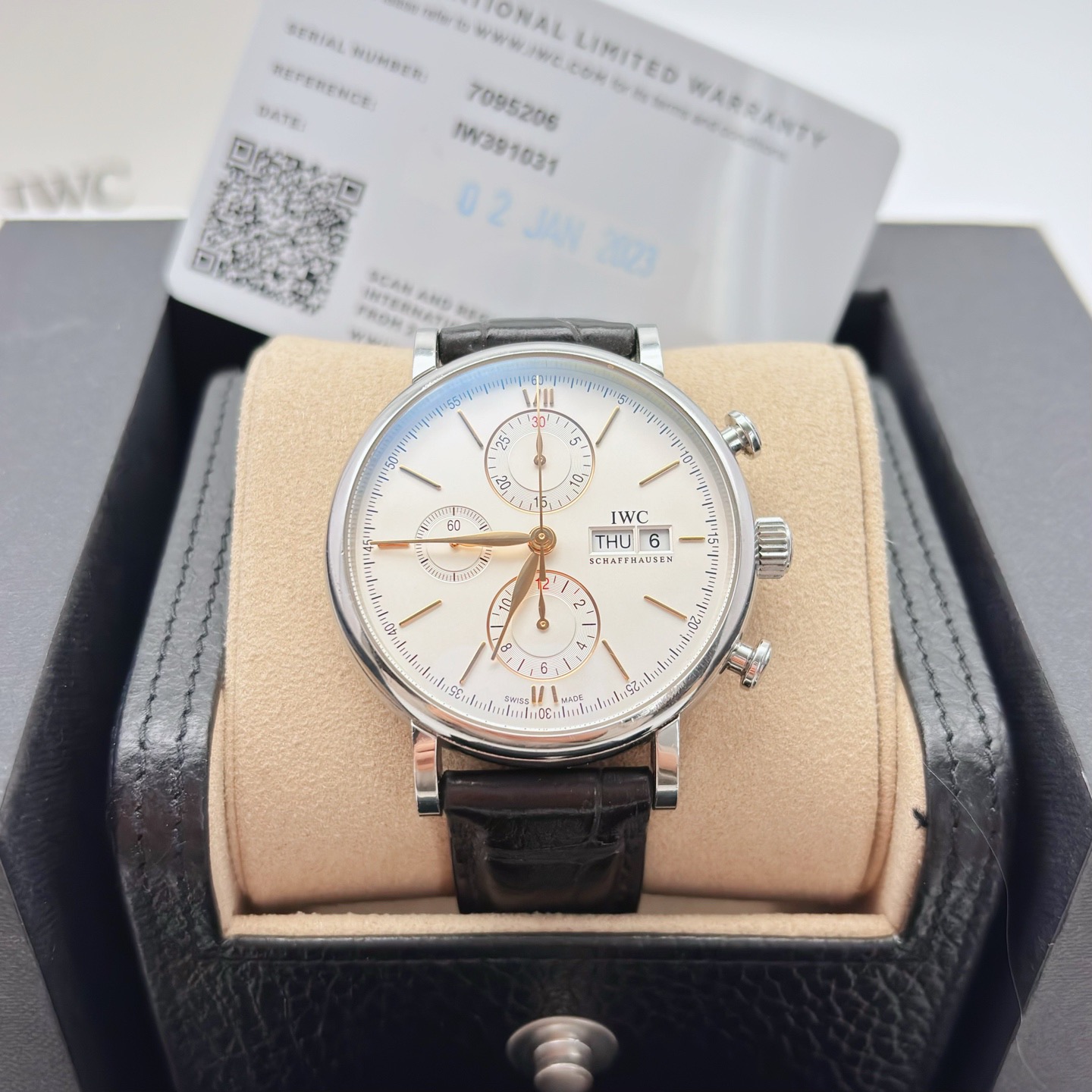 99新 IWC/万国 柏涛菲诺金针/自动机械/42MM/公价56800