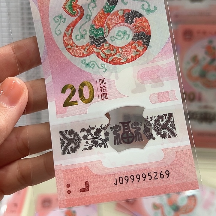 塑料蛇钞关门099995269单张散钞