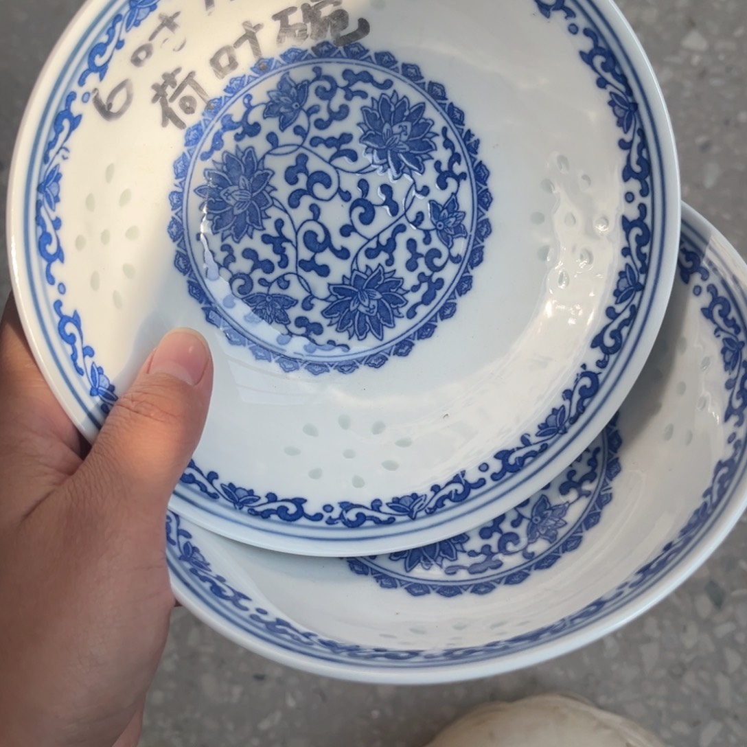 陶摆件景德镇高温细白瓷餐具