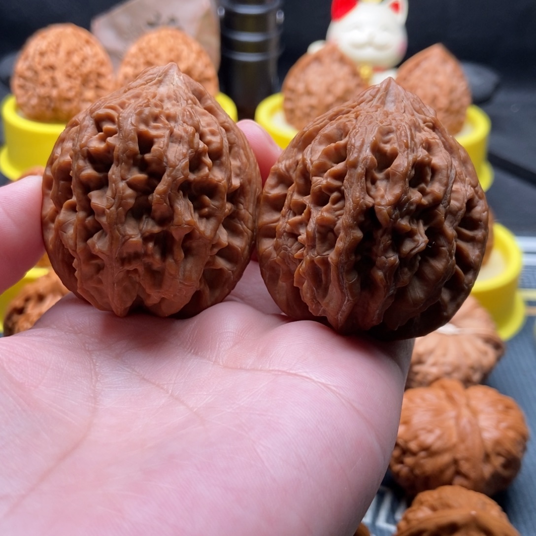 文玩核桃吊坠大沽石