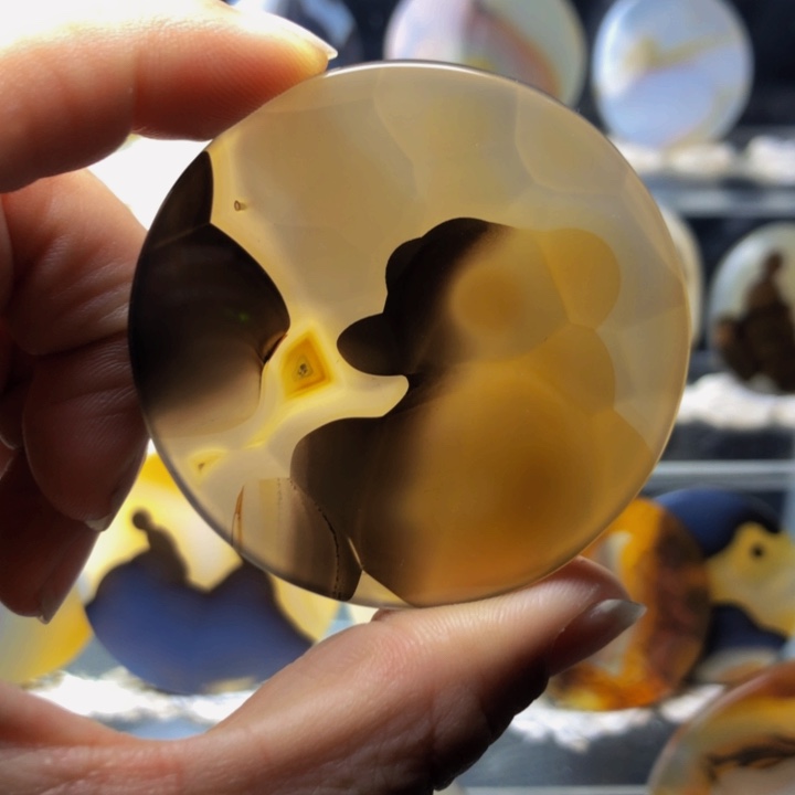 合金玛瑙/玉髓珠宝奇石26有瑕