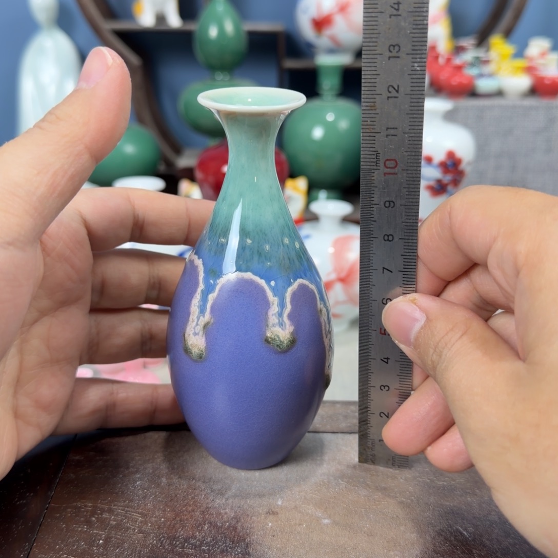 陶瓷手工小花器摆件