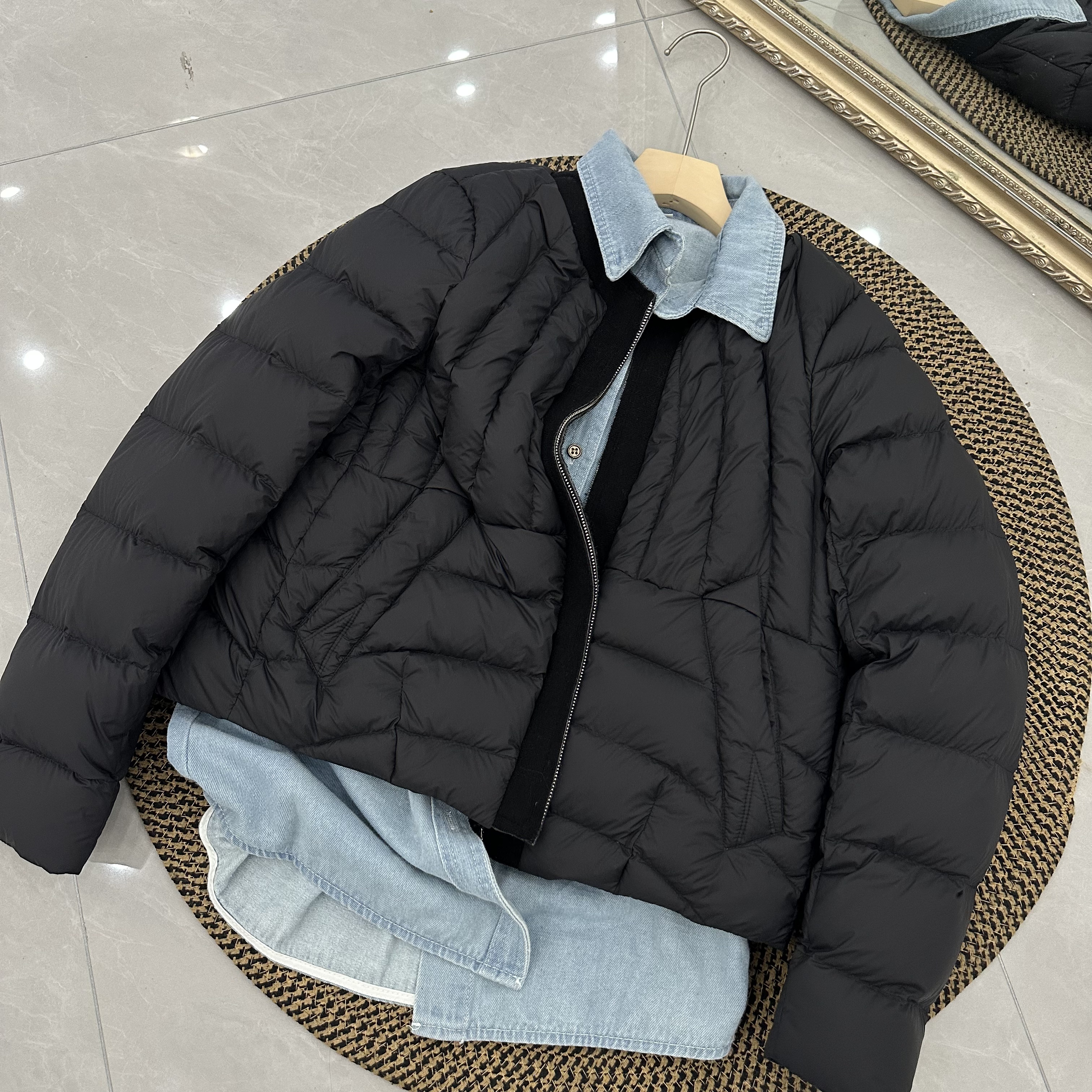 IVIO&CO小香冬季新品羽绒服2025极简轻奢短款时尚气质保暖外套