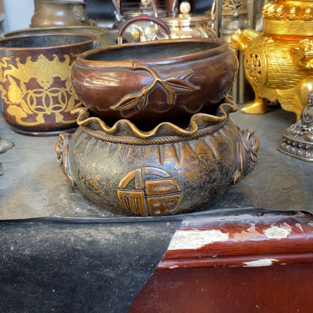 等***待铜器工艺品摆件香炉摆件