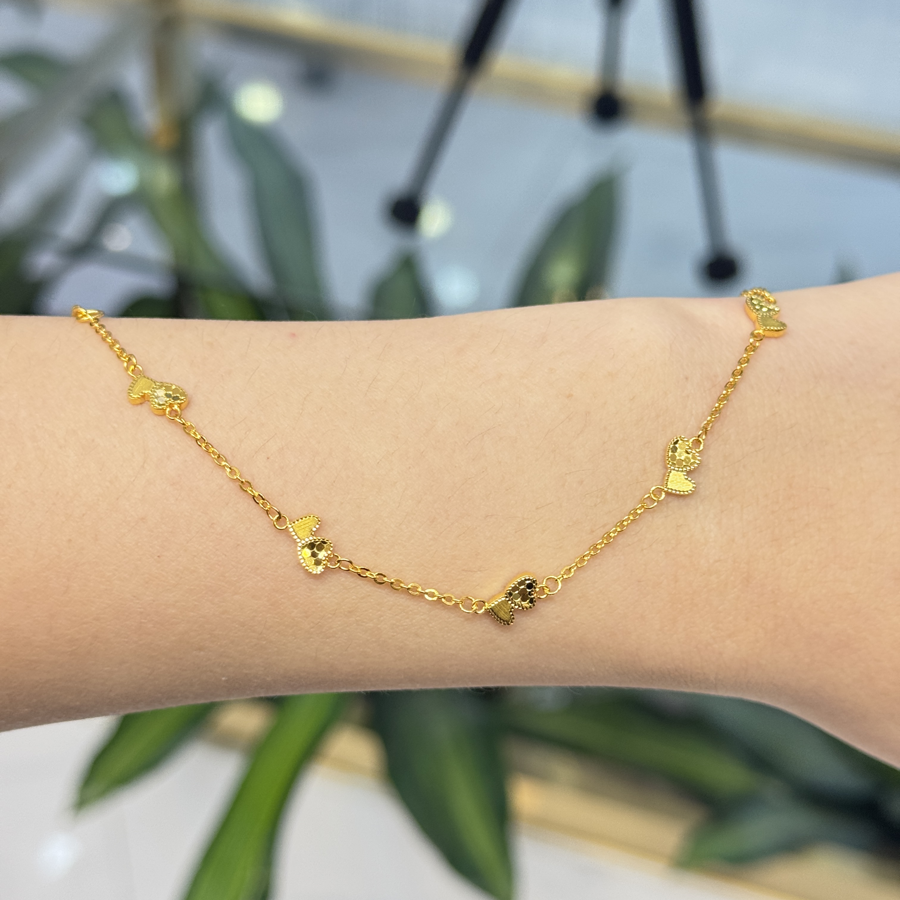 PT950【PT全心全意手链】铂金950首饰