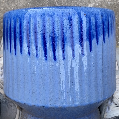 【闪购商品】紫砂花盆高22口22瑕疵