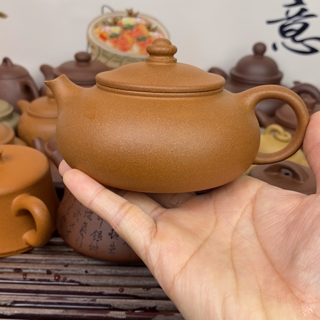 紫砂茶壶200cccccc黄降坡