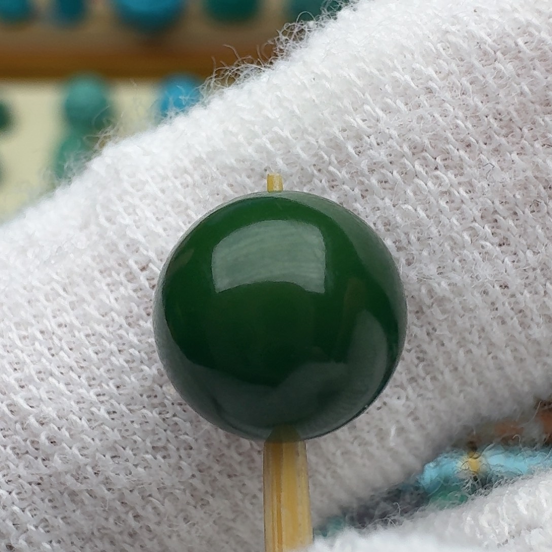 绿松石未镶嵌圆珠8.5