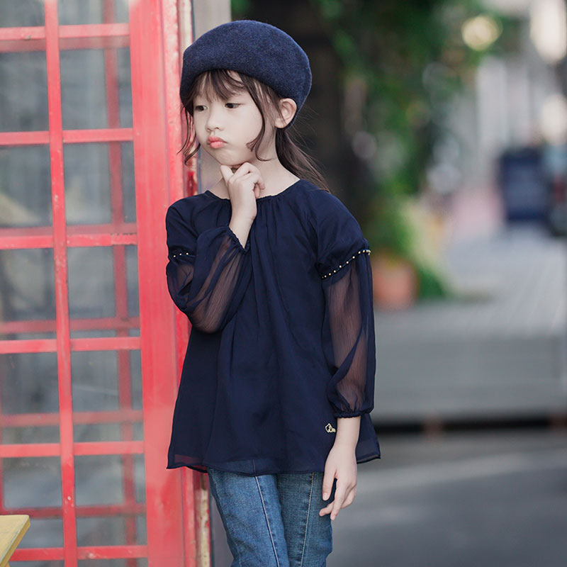 韩国版童装女宝宝上衣女童娃娃衫