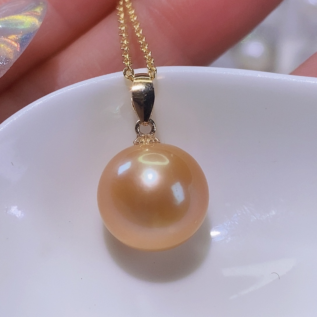 淡水珍珠颈饰银S925镶嵌