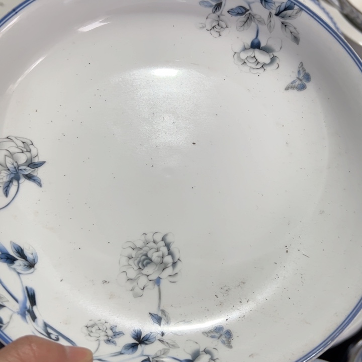 杯九寸木棉花窝盘一个