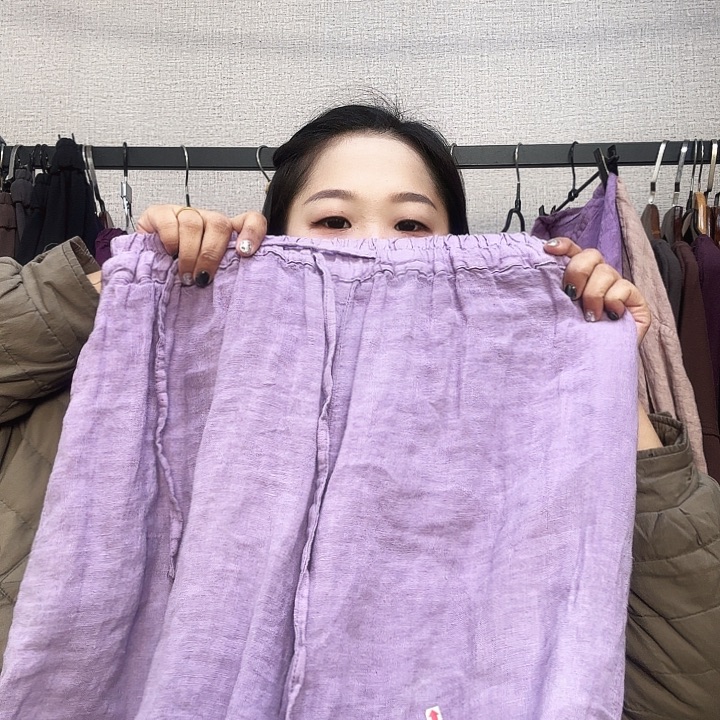 喜****紫色起包裤瑕疵不退换