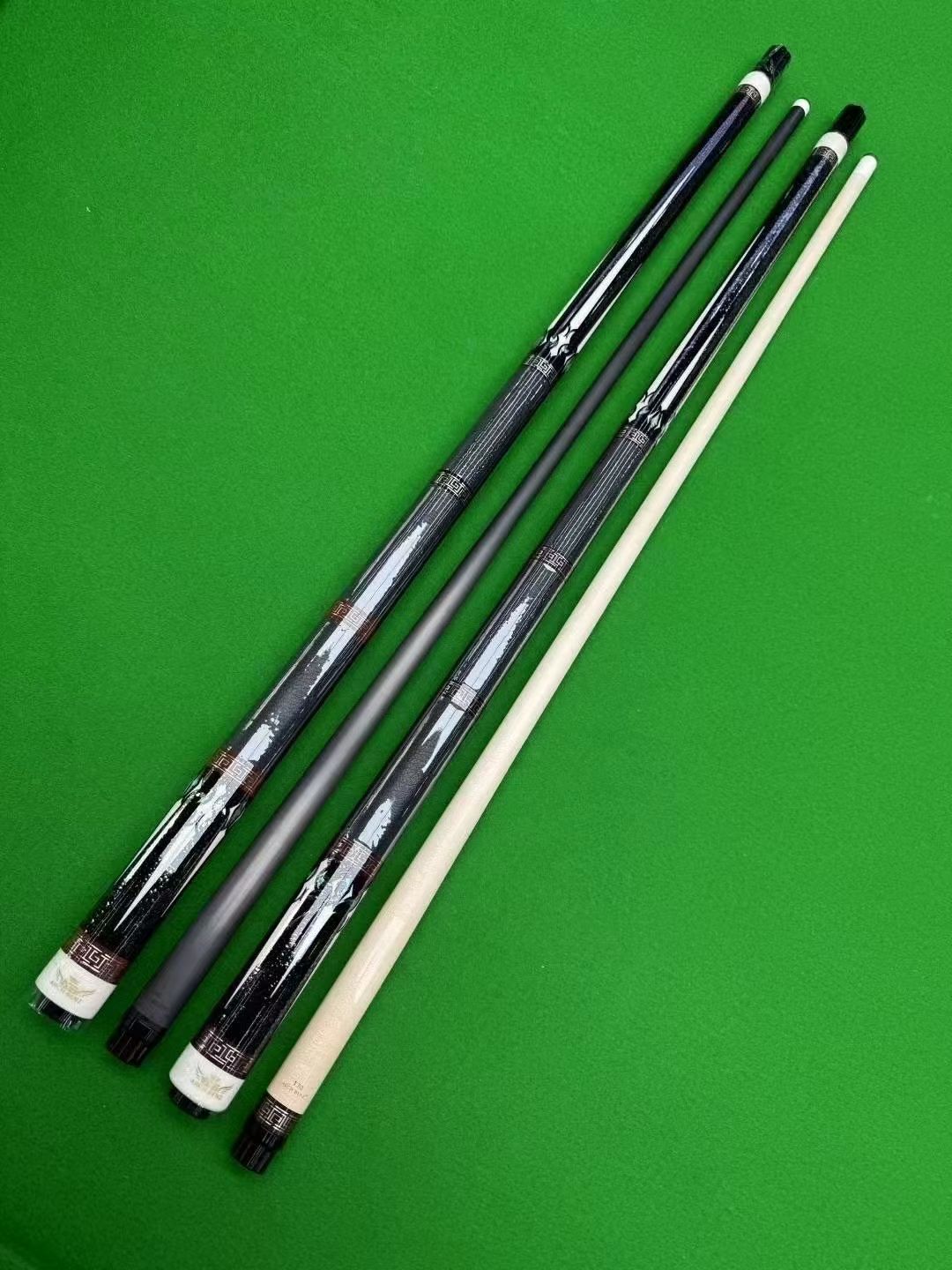 奥斯本兹征途4中式黑八美式九球适用的分体大头台球杆