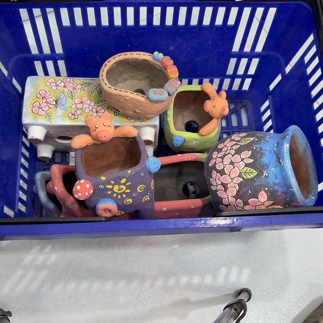 香香。手工花盆福利