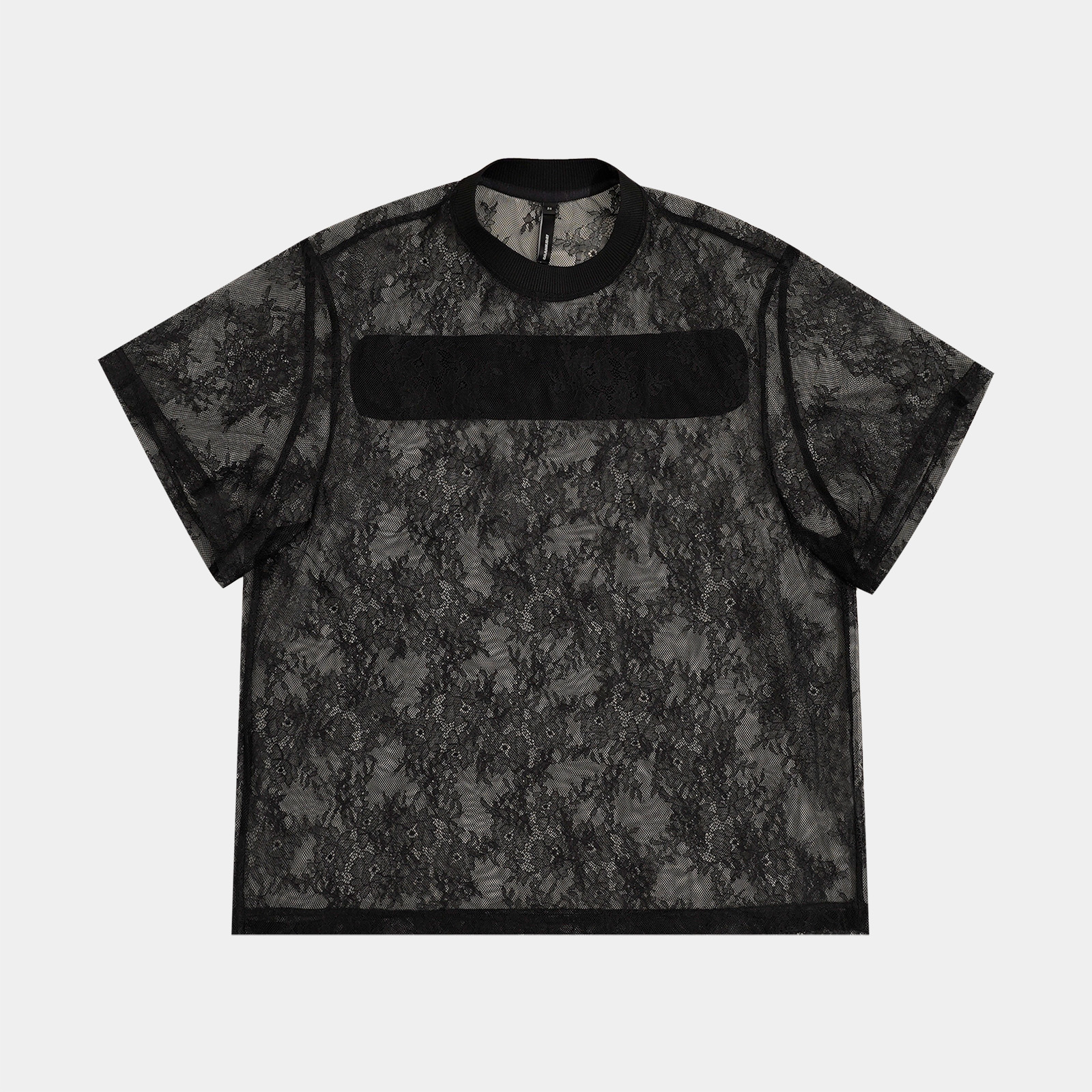 25N夏季新款轻奢高级感美式街头潮流蕾花重工透气短袖大T 152212