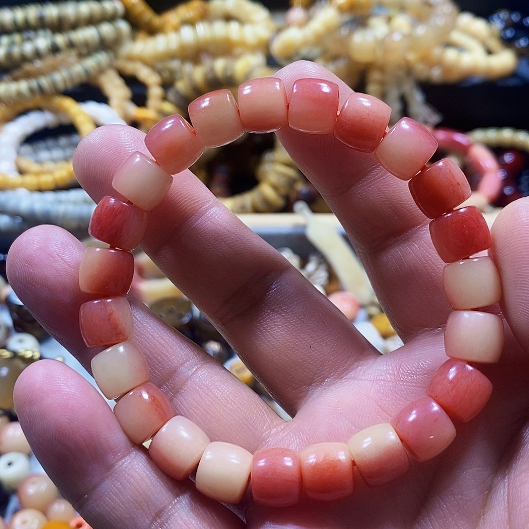 驼骨摆件1.0直切手串