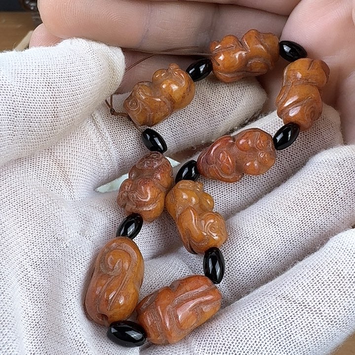 和田玉挂件未镶嵌春*