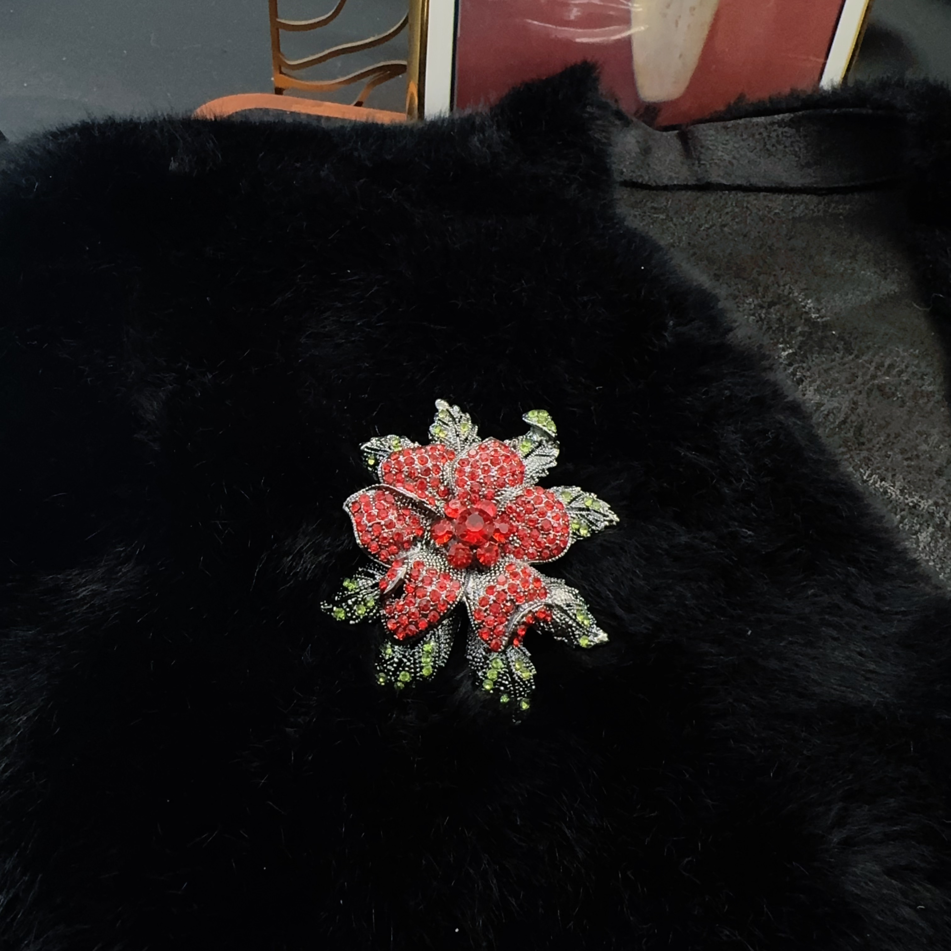 新款专场花开富贵别针皇冠配饰B03