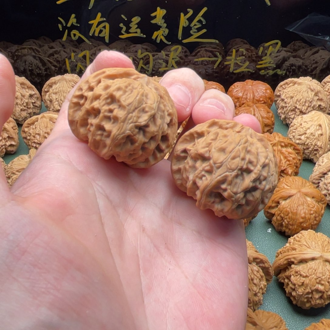 核桃把件38全品大肚苹果园