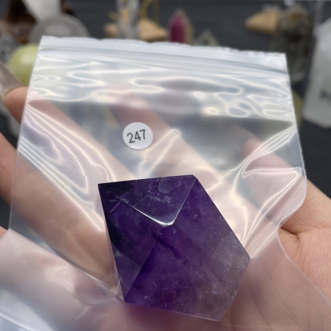 紫晶珠宝半成品未镶嵌247