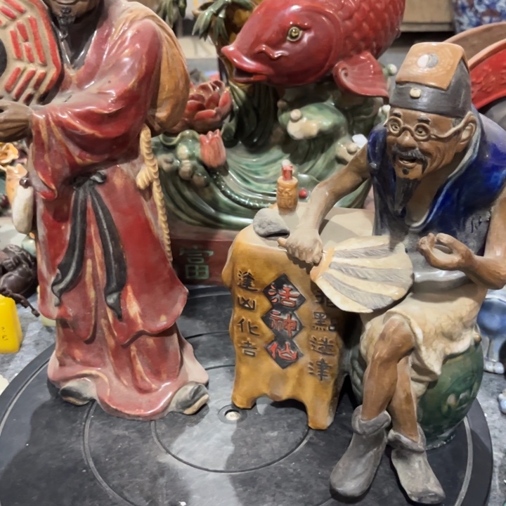 石湾摆件鹏**里石湾摆件，，，，