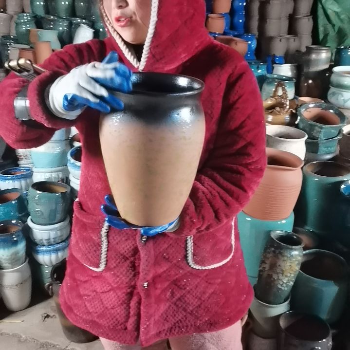 红陶口20高29瑕疵