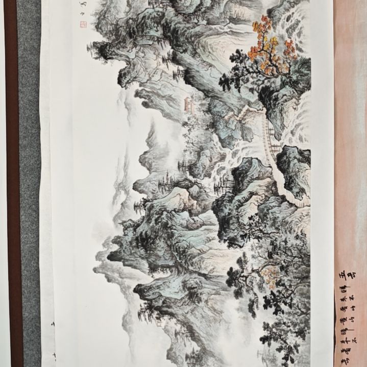 国画贾海瑞老师现场定制