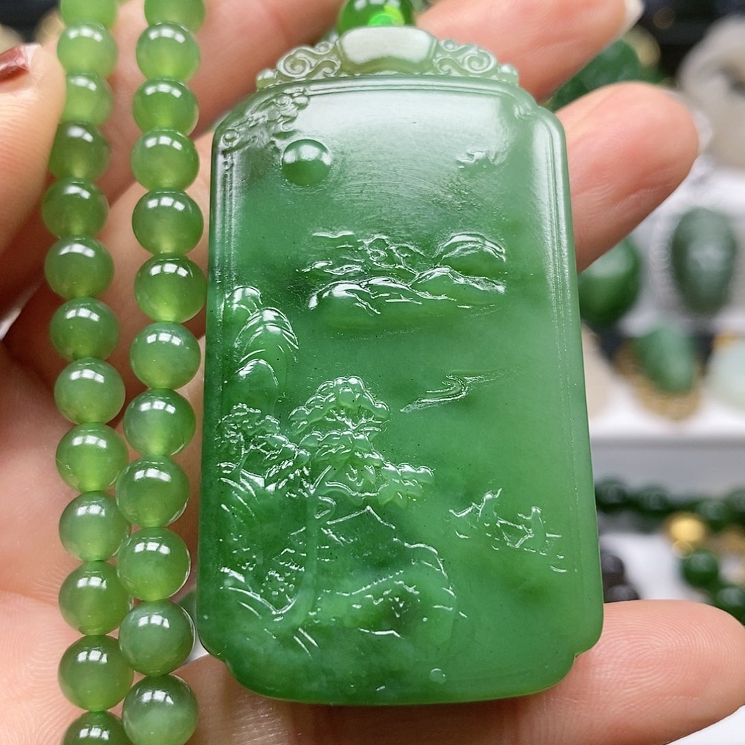 和田玉颈饰未镶嵌