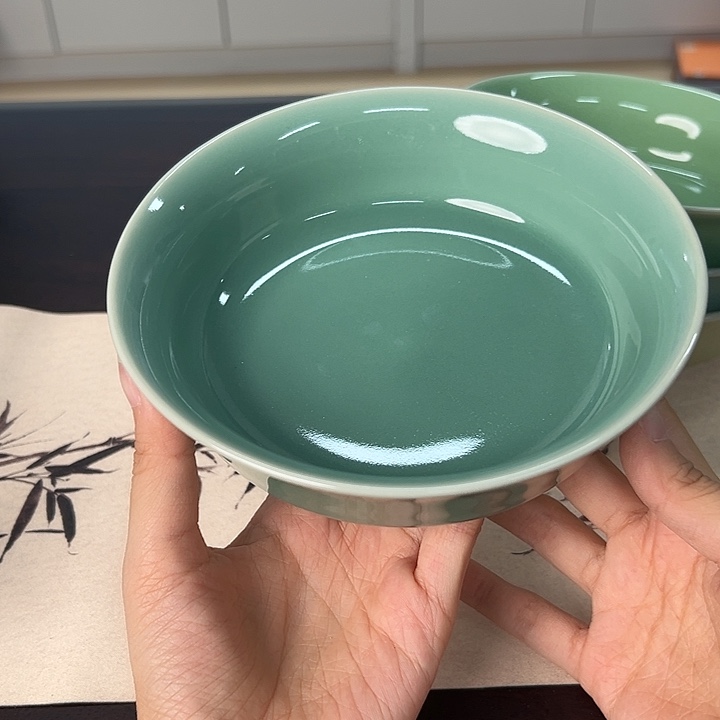 龙泉云间青瓷小米茶器