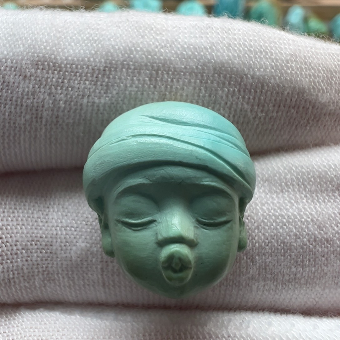 绿松石未镶嵌配饰15*17