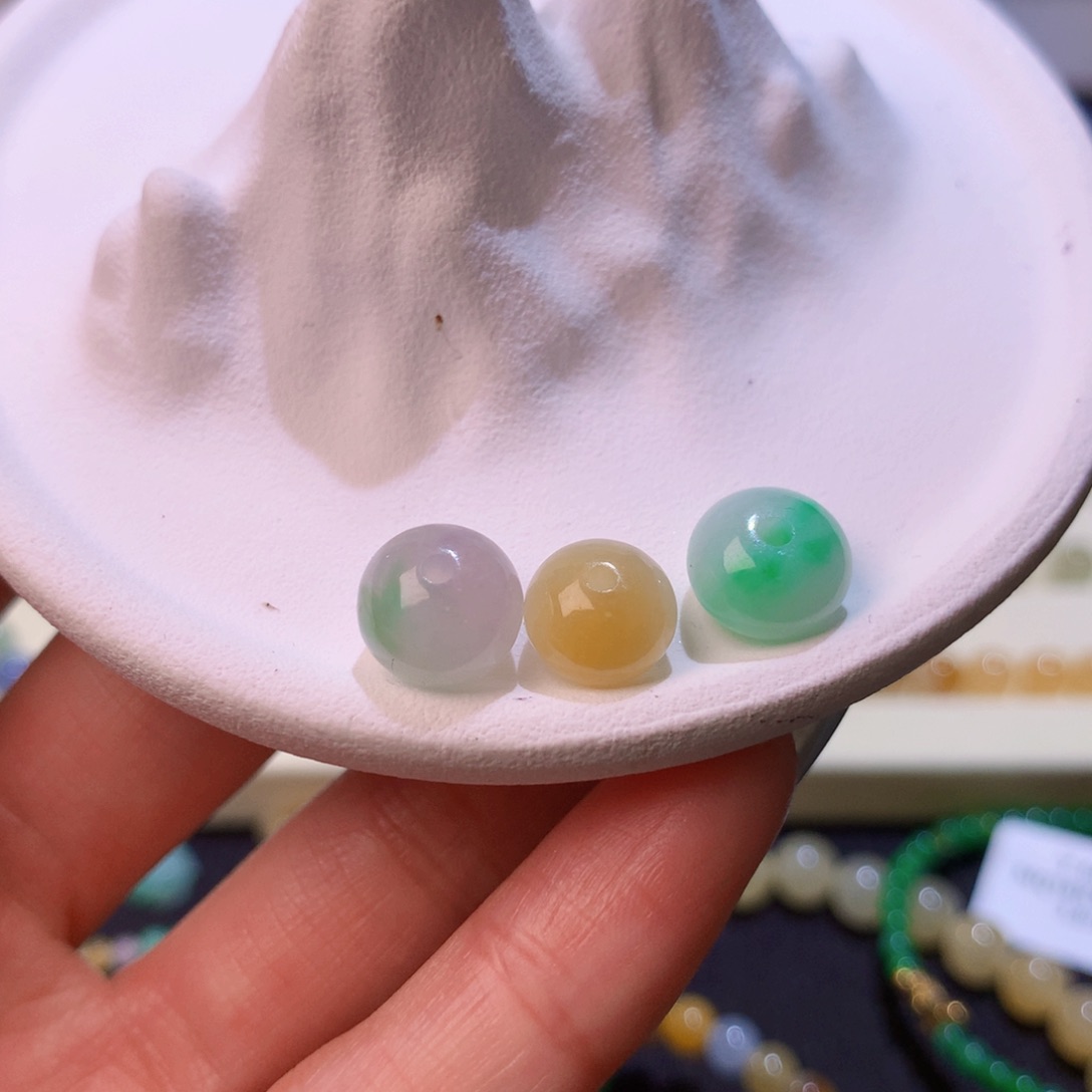 定制翡翠未镶嵌k**?三颗 10