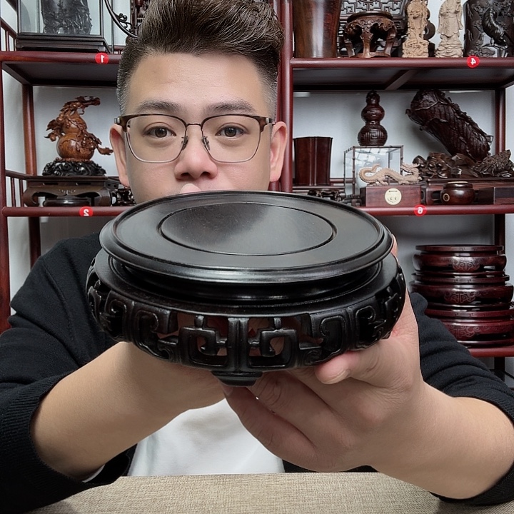 紫光檀工艺品底座