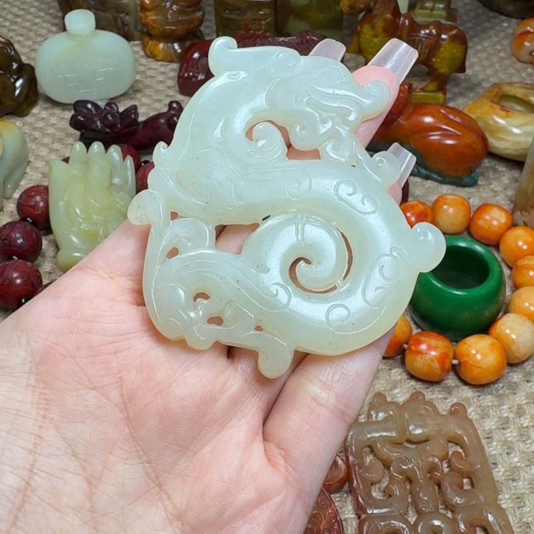 吊坠白玉菩提挂件