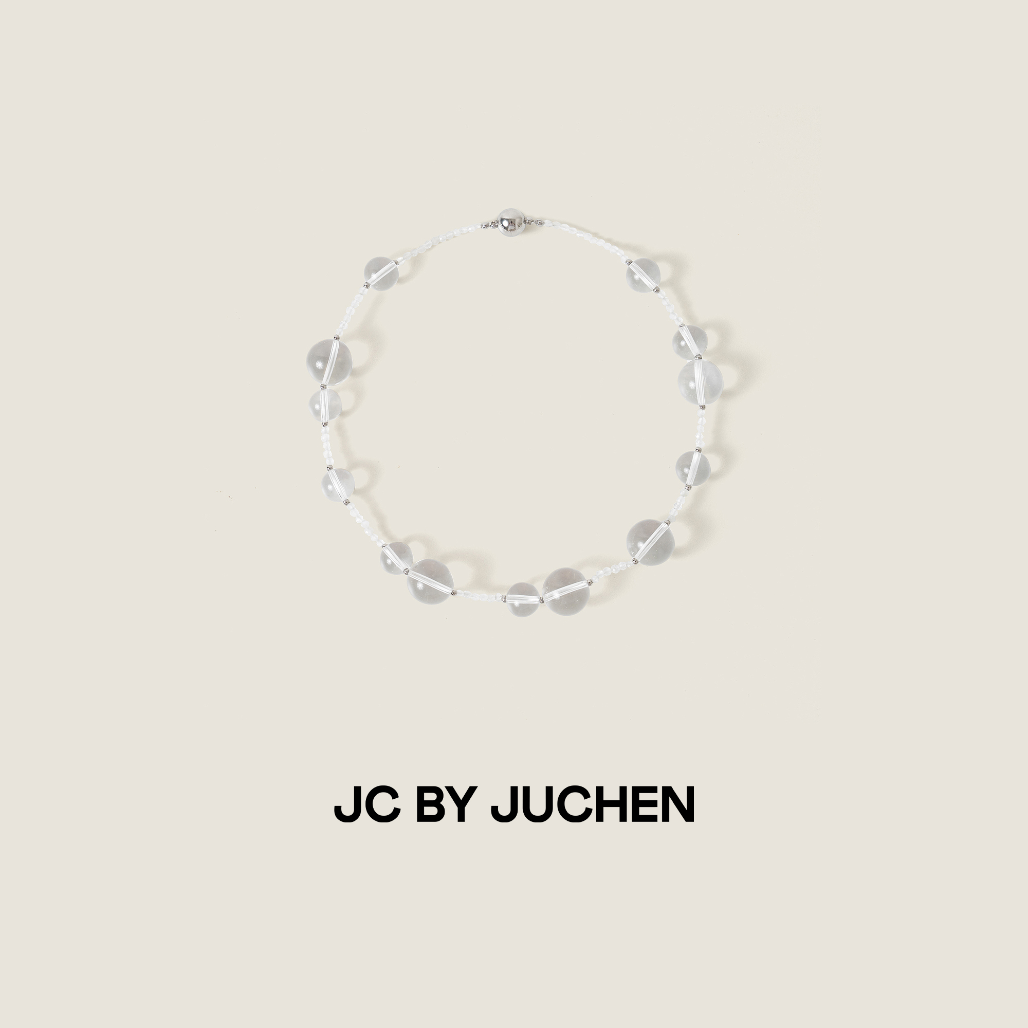 不锈钢项链 冰川梦境透明项链SP402003-85