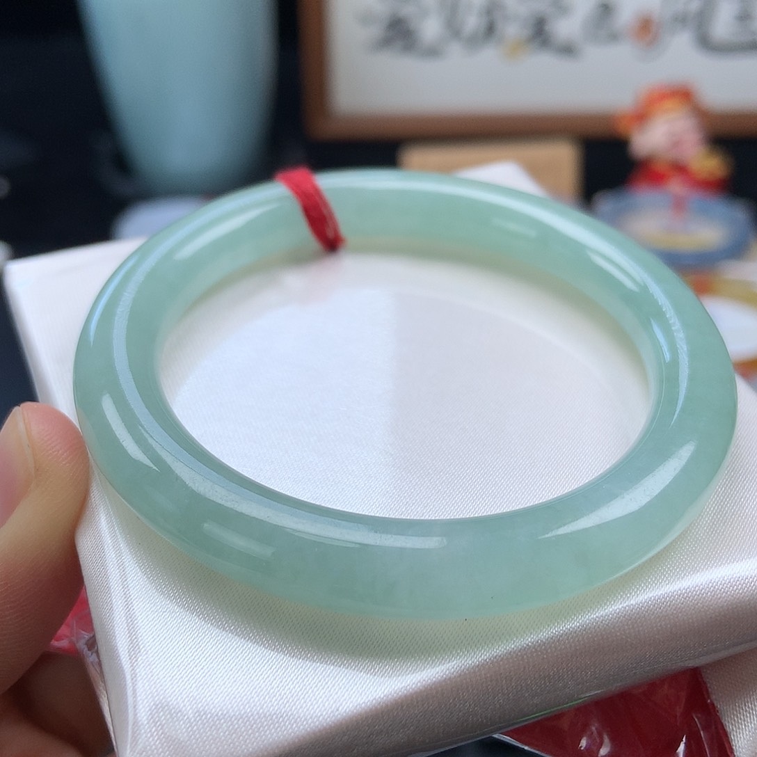 翡翠未镶嵌手镯15号