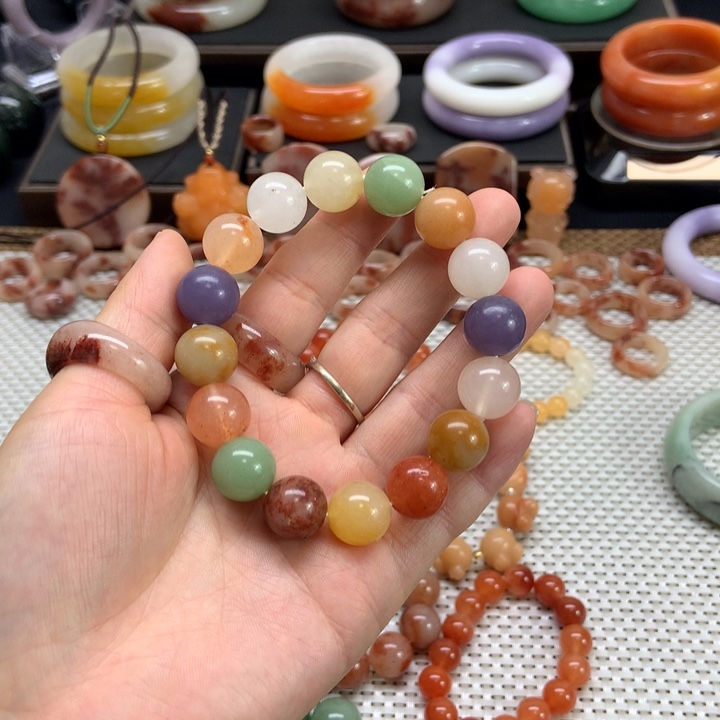 石英质玉未镶嵌手串