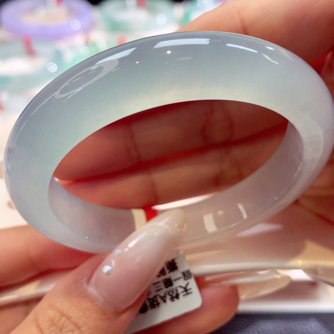 未镶嵌手镯翡翠正圈9号66