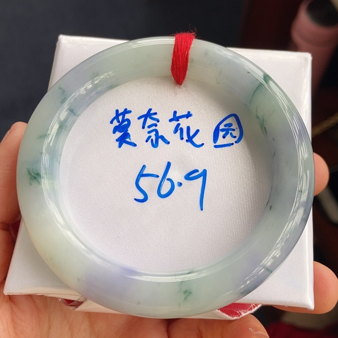 翡翠手镯未镶嵌8莫奈花园8