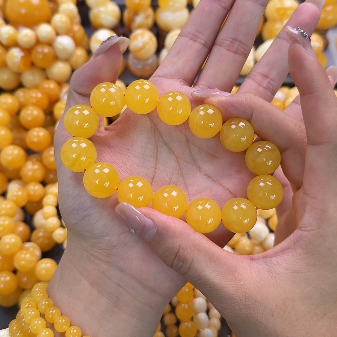 蜜蜡未镶嵌珠宝奇石同料17mm