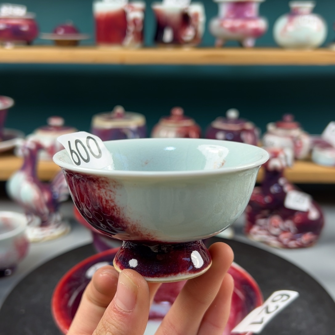 瓷片全品无暇主人杯纯手工