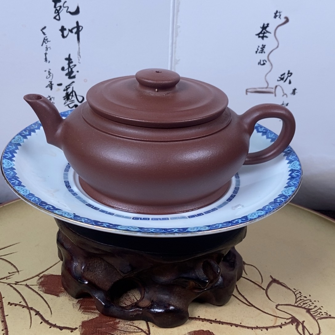 紫砂茶壶180 容量宜兴紫砂顾