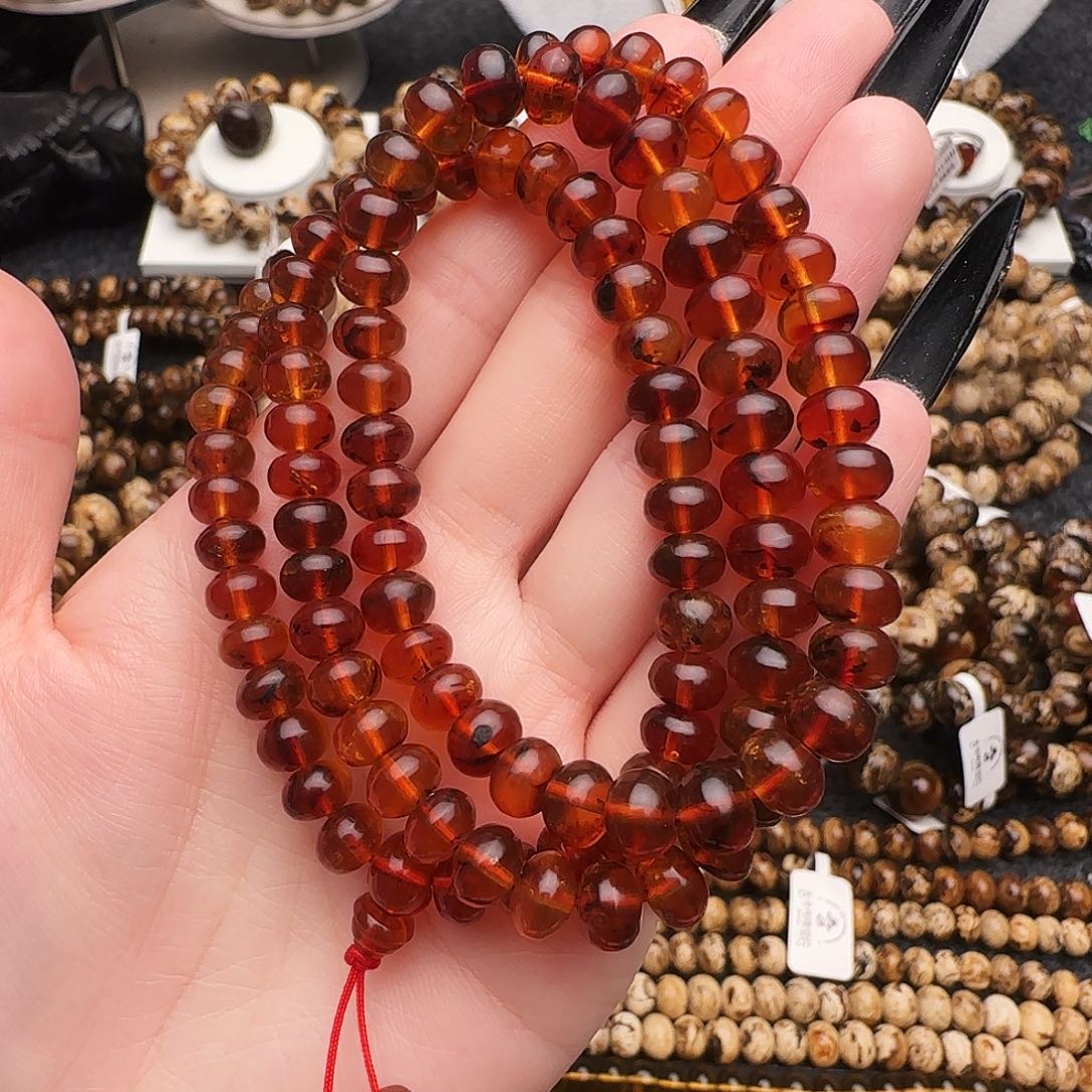 琥珀未镶嵌手链抚顺琥珀