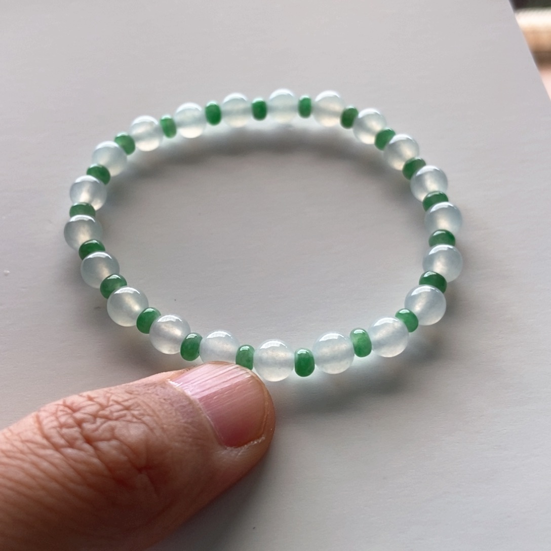 未镶嵌手链翡翠羽*