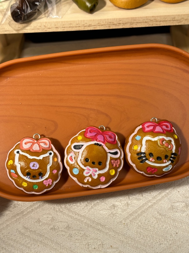 超级可爱的椰耶家kt牌子碱水挂件