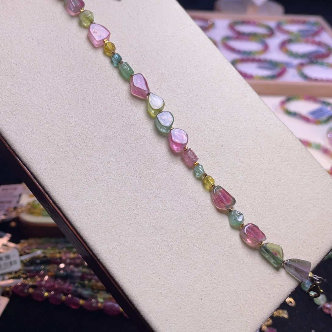 碧玺手链未镶嵌A2碧玺手链